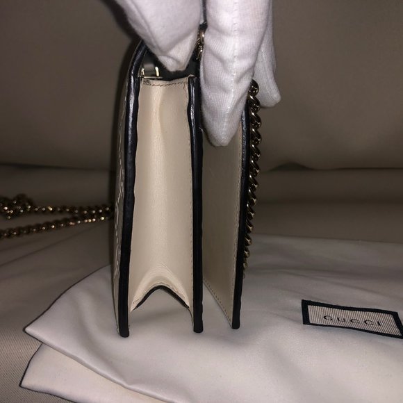 SOLD ♥ Authentic Gucci off-white GUCCI chain bag - Picture 6 of 9